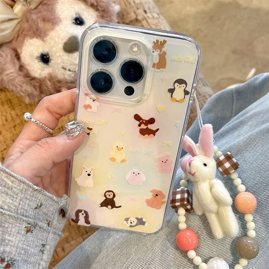 / Strap Case Set Phone Animal