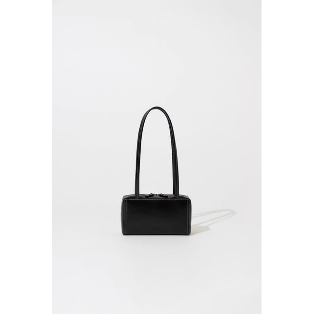 Bag Plain Shoulder Faux Leather