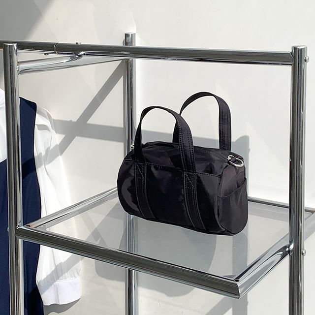 Bag Crossbody Top Handle Nylon Plain