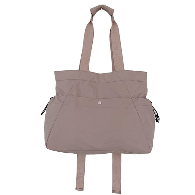 Plain Zip Tote Bag