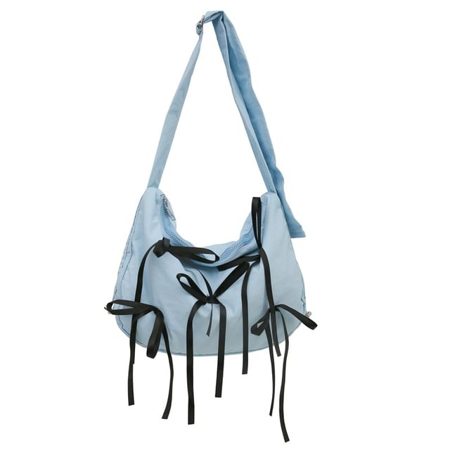 Bow Drawstring Crossbody Bag