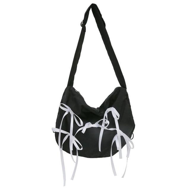 Bow Drawstring Crossbody Bag