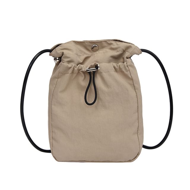 Plain Drawstring Crossbody Bag