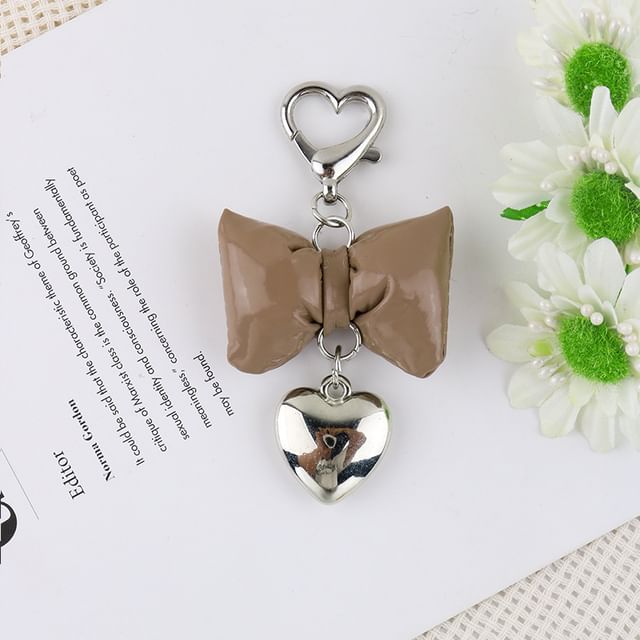 Heart Bow Keyring