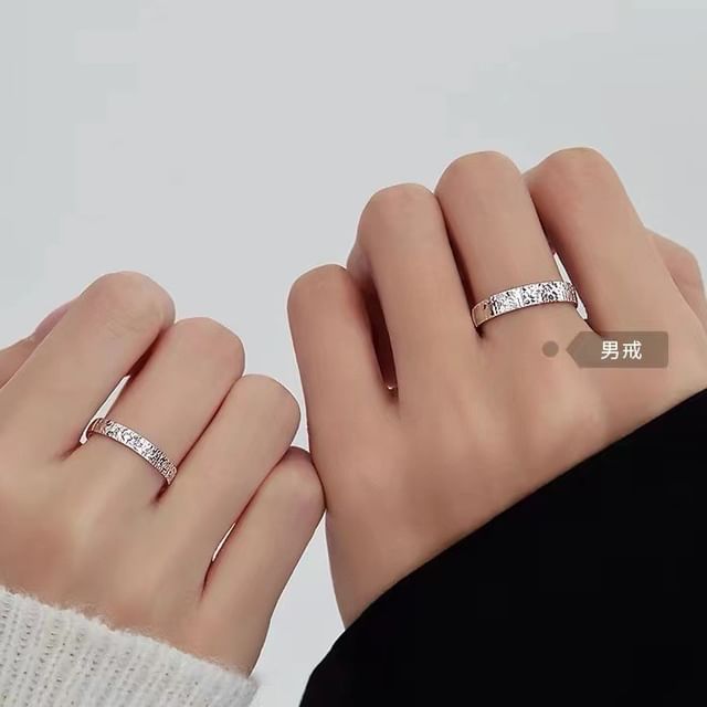 Couple Matching Sterling Silver Ring