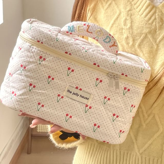 Cherry Makeup Bag / Clutch