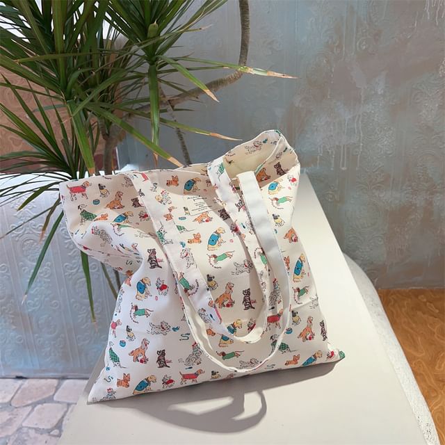 Print Canvas Tote Bag