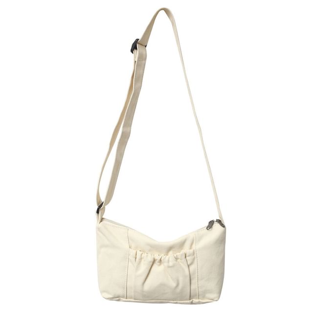 Canvas Plain Hobo Bag