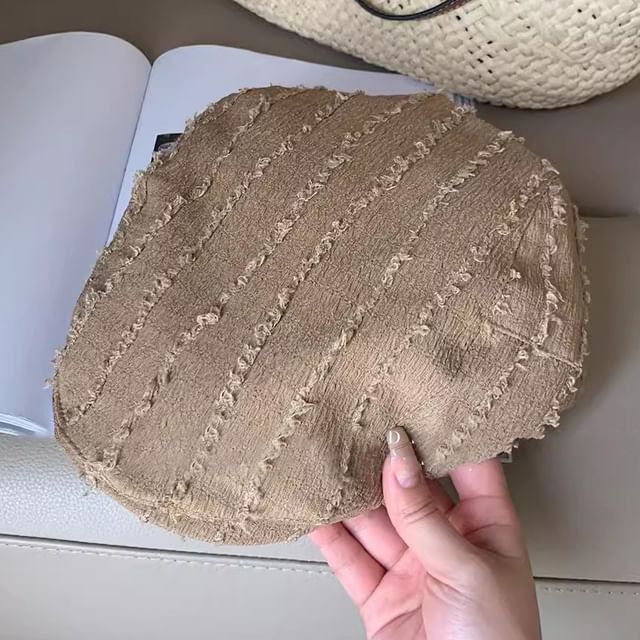 Textured Newsboy Cap