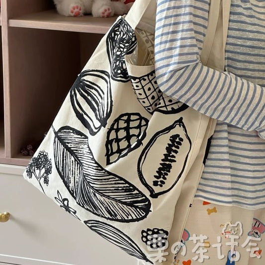 Print Tote Bag / Bag Charm / Set