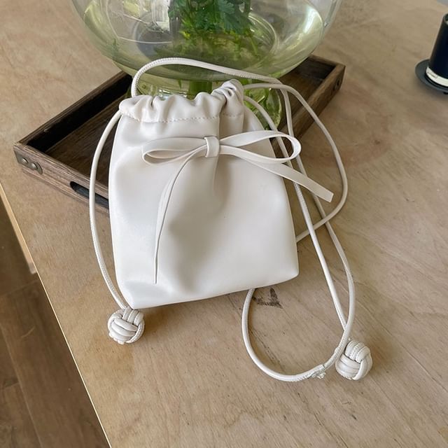 Bag Bow Drawstring Crossbody