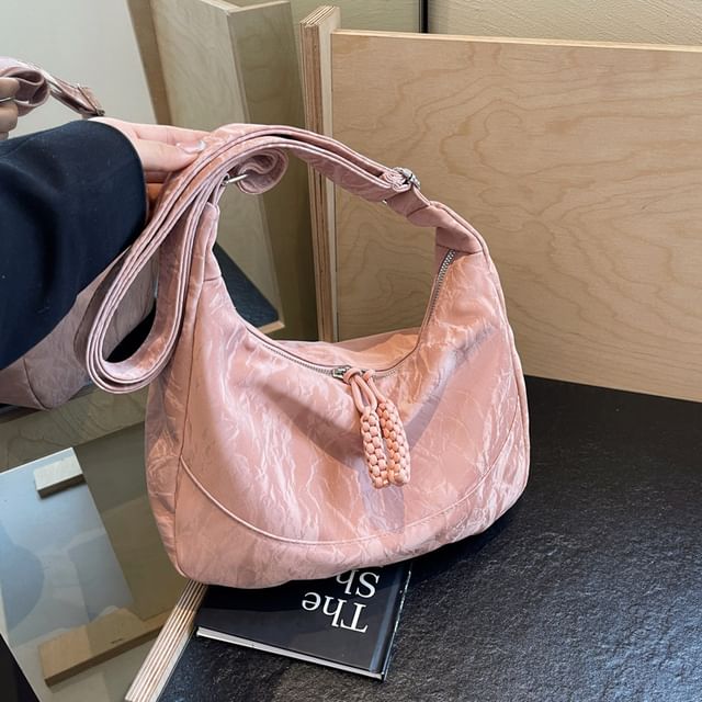 Textile Plain Shoulder Bag