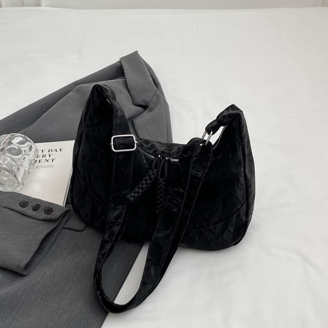 Textile Plain Shoulder Bag