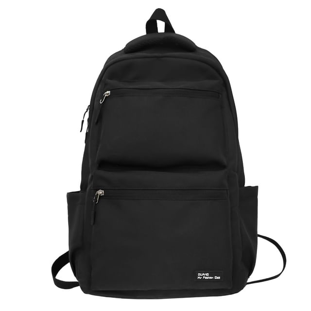 Applique Multi-Pocket Backpack