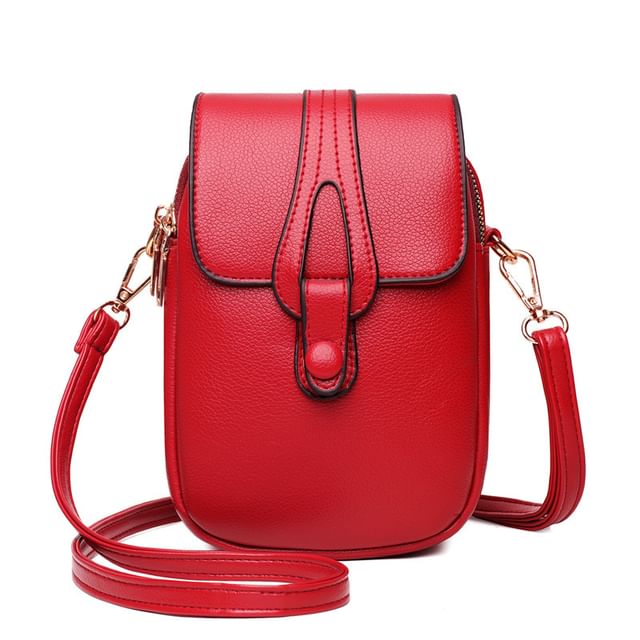 Flap Bag Leather Crossbody Faux
