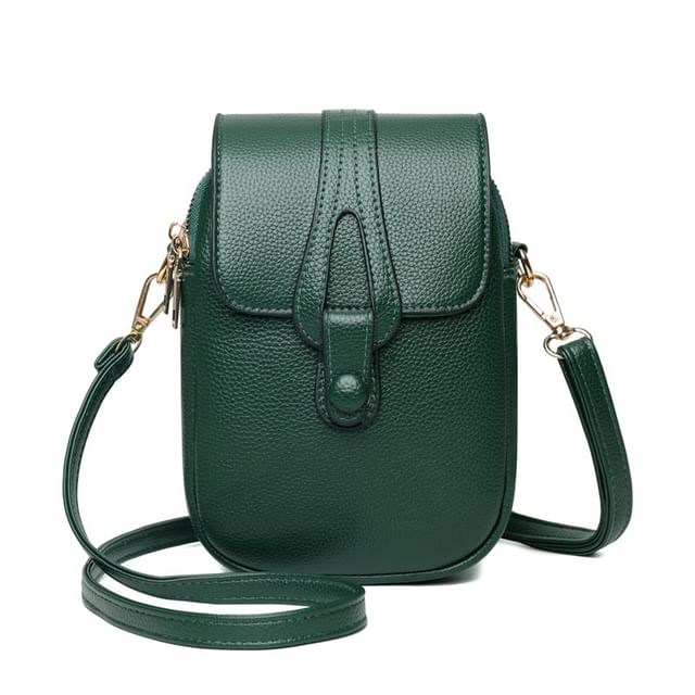 Flap Bag Leather Crossbody Faux