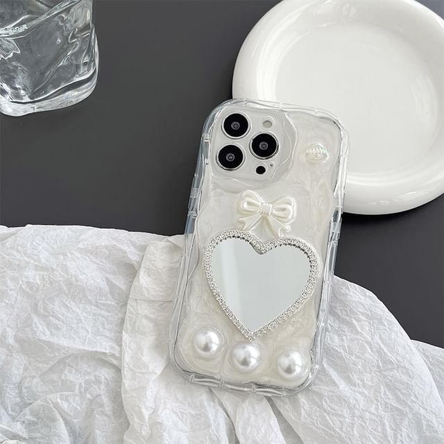 Phone Cherry Heart Case Mirrored /