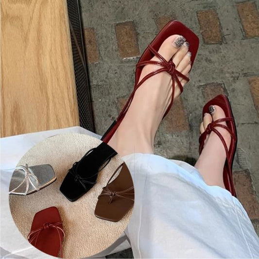 Knotted Thong Sandals