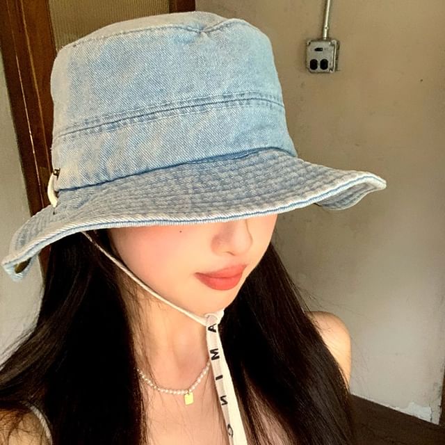 Denim Hat Bucket