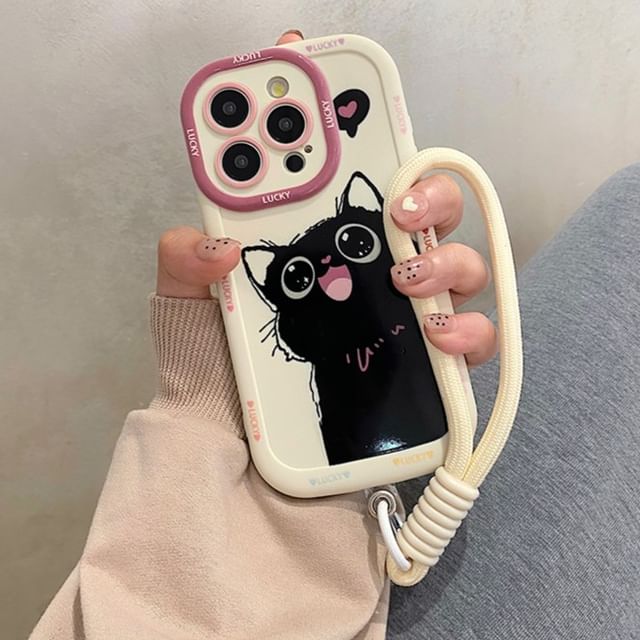 Set Strap Case Cat Phone /
