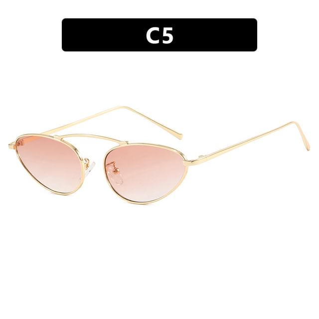 Sunglasses Cat Metal Frame Eye