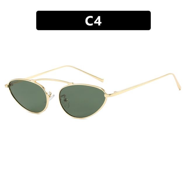 Sunglasses Cat Metal Frame Eye