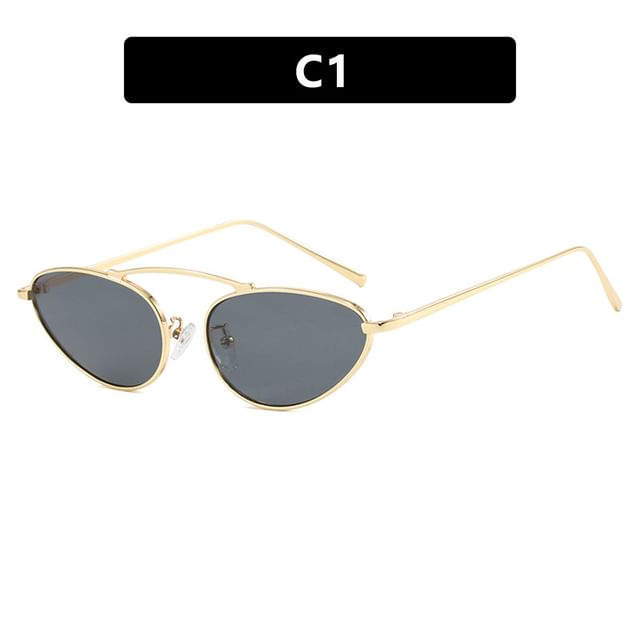 Sunglasses Cat Metal Frame Eye