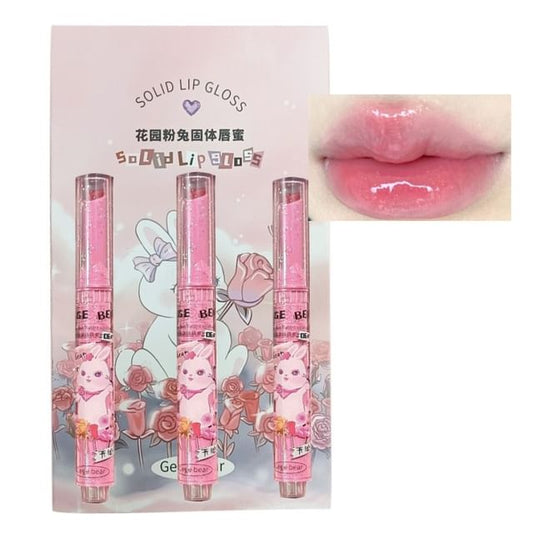 Set of 3: Heart Shaped Lip Gloss (1-3)