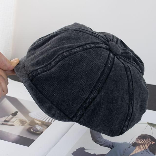 Newsboy Cotton Vintage Washed Cap