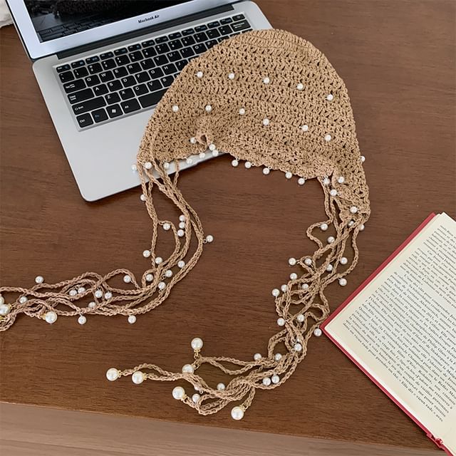 Beaded Crochet Hat