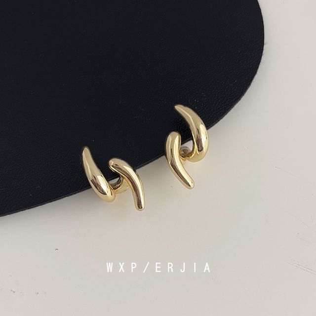 Glossy Clip On Earring