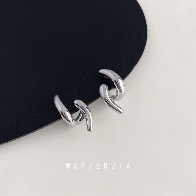 Glossy Clip On Earring