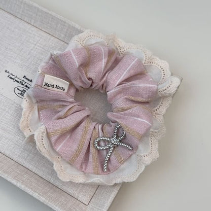 Bow Accent Scrunchie / Headband