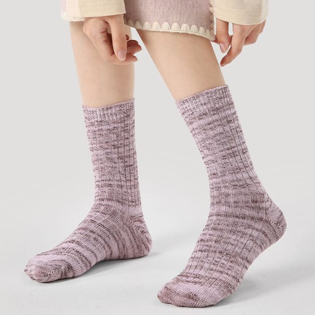 Plain Crew Socks