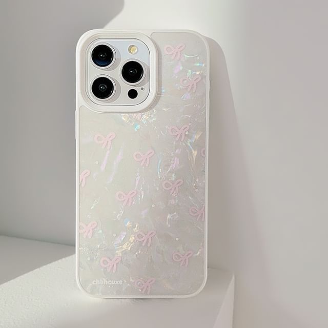 Bow Phone / Case Decoration Strap Faux Set Pearl Adhesive