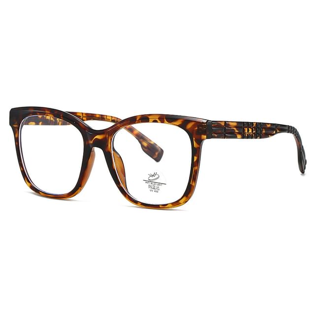Glasses Blocking Light Blue Frame Square