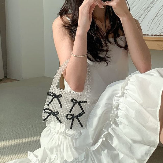 Bow Handbag Accent Beaded
