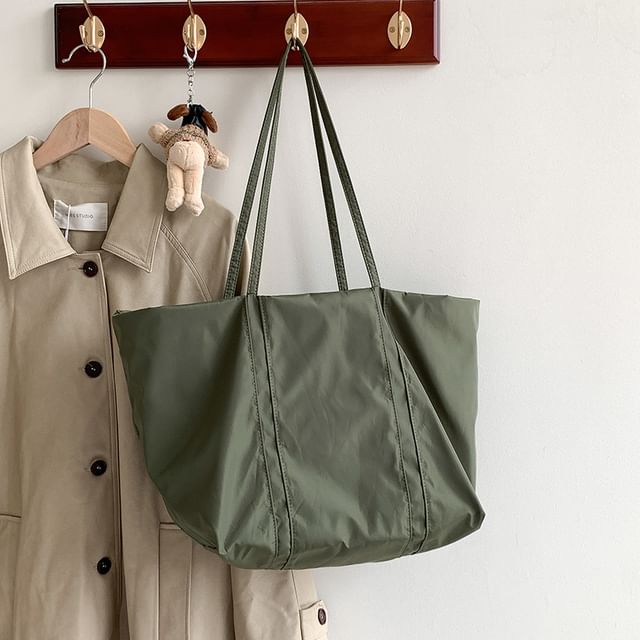 Plain Bag Tote Nylon