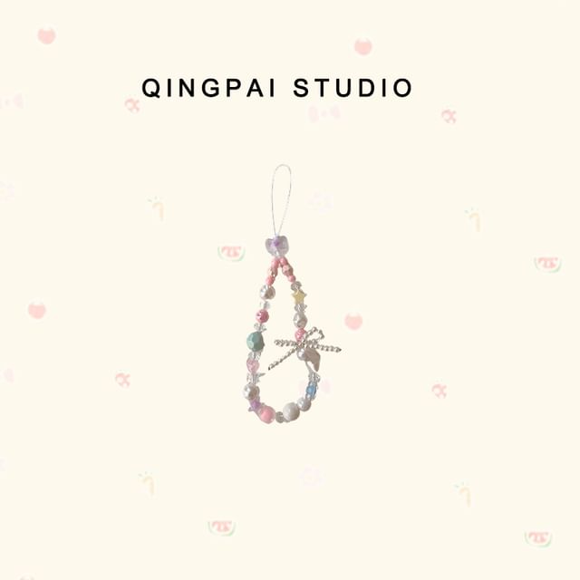 Bead Acrylic Phone Strap (Various Designs)