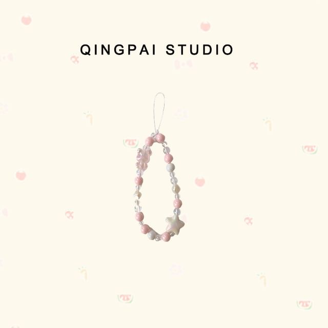 Bead Acrylic Phone Strap (Various Designs)