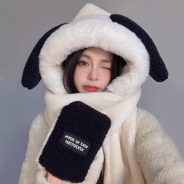 Hooded Dog Scarf Ear