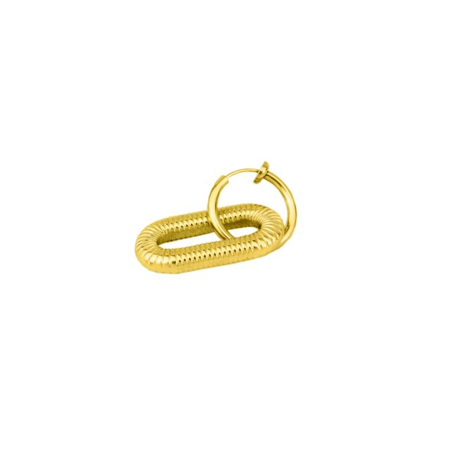Hoop Drop Earring / Clip On Earring