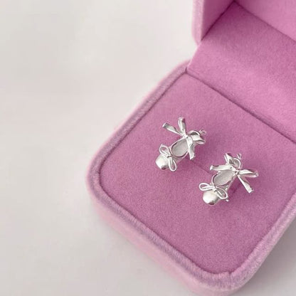 Ballet Shoe Stud Earring