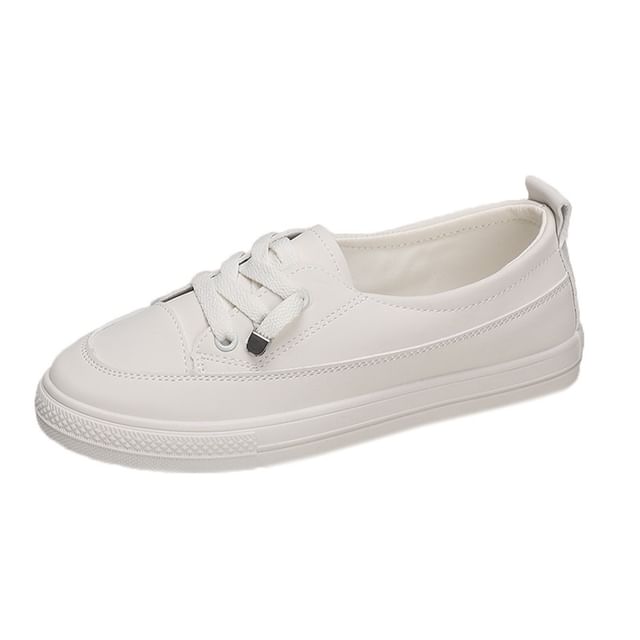 Plain Sneakers Slip-On