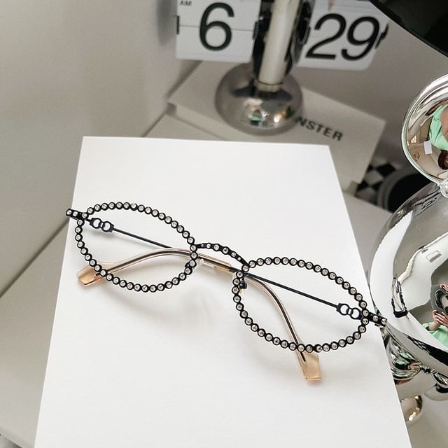 Rhinestone Eye Sunglasses Cat