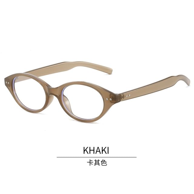 Eyeglasses Oval Plastic