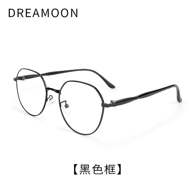 Metal Eyeglasses Round Blocking Frame Blue Light