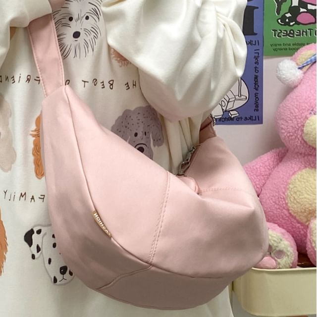 Zipper With Pouch Crossbody Coin Purse Plain