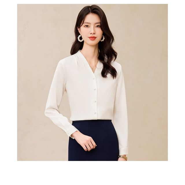 V-Neck Tie Waist Blazer with Blouse, Suit Pants, and Mini Skirt Set