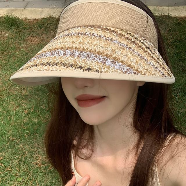 Visor Striped Sun